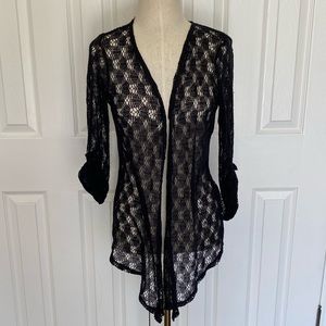 Black French Laundry Lightweight Top Cover Up